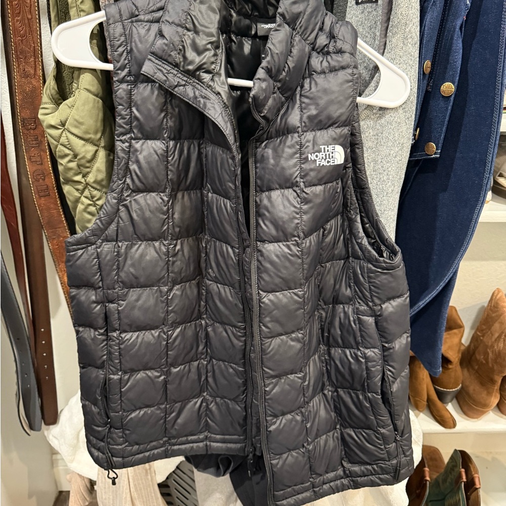 The North Face Charcoal Quilted Vest